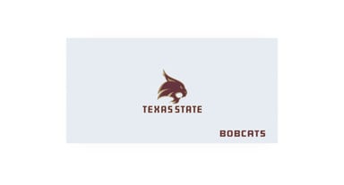 60" x 30" White Texas State University Desktop