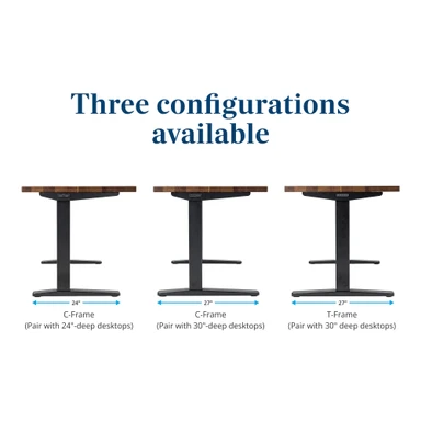 Three different configurations available