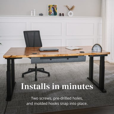 Simple assembly lets you manage your cables in a matter of minutes