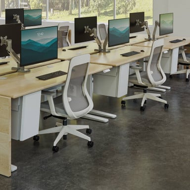 The Bolan Ergonomic Chair’s modern design makes it the perfect chair to outfit the entire office, with unmatched comfort and a streamlined look