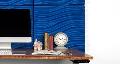 Convert your walls into decorative, sound-dampening surfaces