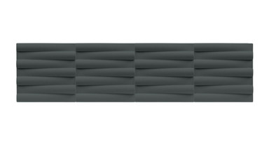 Set panels up side by side for a visually appealing strip that absorbs sound