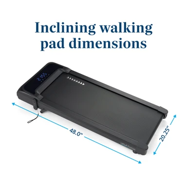 A highly adjustable design with speeds up to 4 mph makes it easy to move at an ideal pace