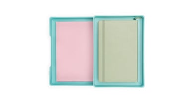 Store your paper goods within the paper tray and the medium box