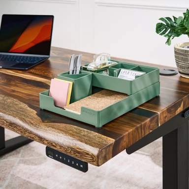 The trays can be easily stacked to take up less space