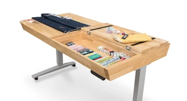 Shown with the V2 frame. Make an investment in your craft that will help you stay organized and comfortable - leading to more completed projects