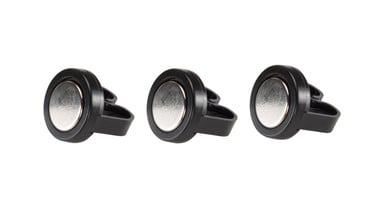 Magnetic Cable Clips let you secure your loose cables directly to your desk frame