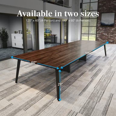 Available in two sizes - 120" x 60" (4-person) and 180" x 60" (6-person)