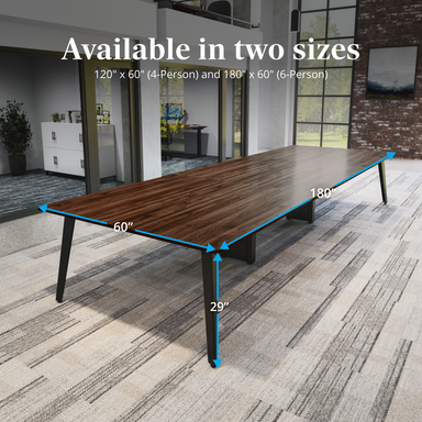 Available in two sizes - 120" x 60" (4-person) and 180" x 60" (6-person)
