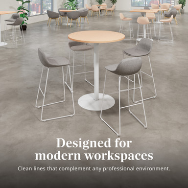 Build a lounge people want to gather in with the Cafe Table by UPLIFT Desk
