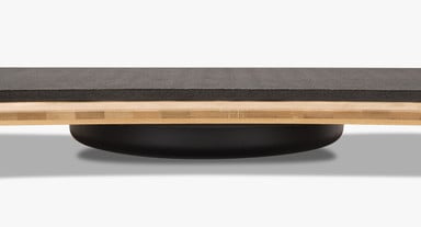 Sleek standing support is made possible with the Bamboo Motion-X Board and Comfort Mat combo