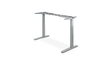 UPLIFT V3 2-Leg Standing Desk in Gray