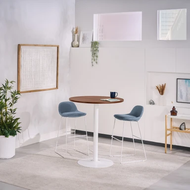 Upgrade your breakroom with Rivervue Barstools and a matching UPLIFT Cafe Table