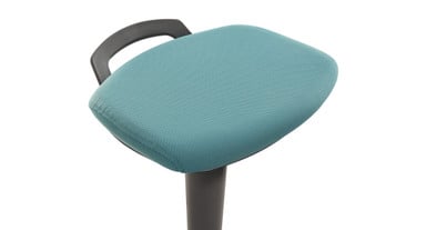 The Starling Stool makes switching between sitting and perching easy