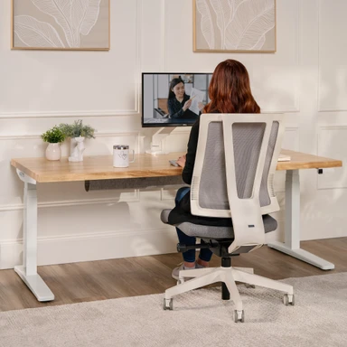 Create an ergonomic haven in your office by adding a Clarksville Ergonomic Chair to your desk selection