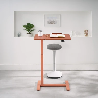 Use the Sidekick Adjustable Table anywhere you can pull up a stool