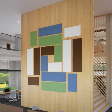 Achieve a modern, eye-catching aesthetic with our Rectangular Acoustic Wall Panels