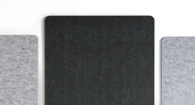 When mounted to the wall, Rectangular Acoustic Wall Panels reduce up to 40% of sound that comes into contact with them