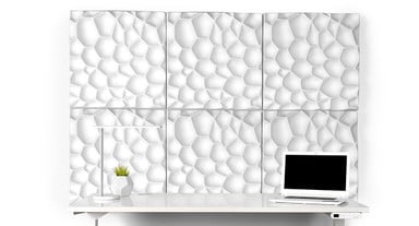 Create the quiet office that helps everyone focus with 3D Cellular Acoustic Wall Panels