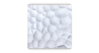White panels offer a clean look and mix well with most office color schemes