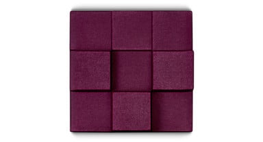 Hang this panel in noise-prone areas to absorb extra decibels in your office, studio, or play area