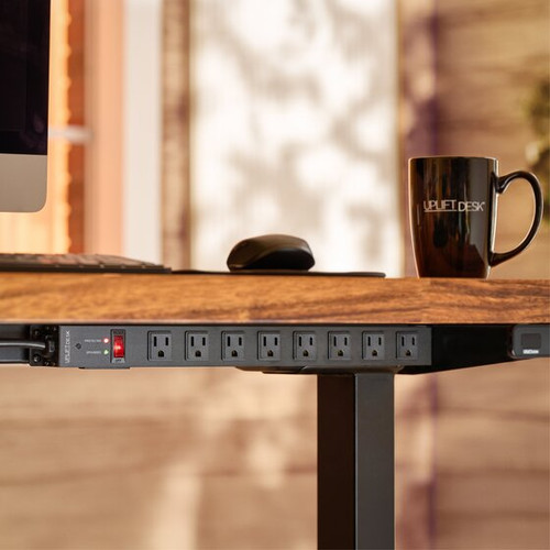 Designed to mount to the patented UPLIFT frame mounting points or directly to the bottom of any desk or tabletop