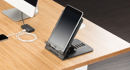 Base supports devices up to 15" wide