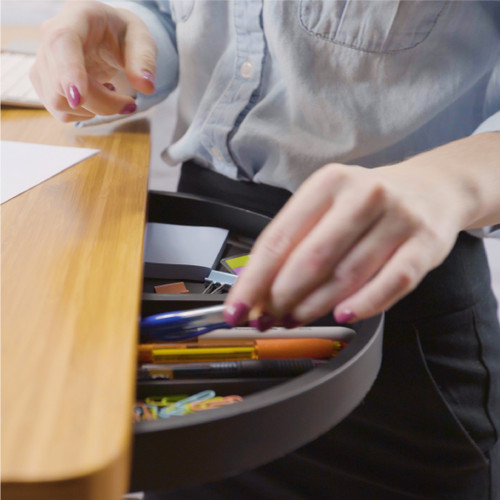 Half Circle Desk Drawer by UPLIFT Desk