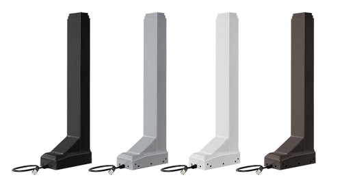 Replacement V2 frame legs shown in black, gray, white, and industrial style colors