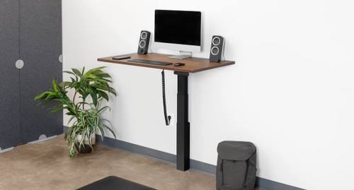 Enjoy standing desk benefits in smaller living quarters like condos or anywhere you'd like to save space with a small computer desk
