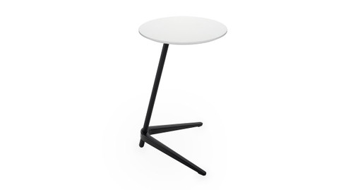 The Dillo Side Table's modern silhouette and slim design enhances any space