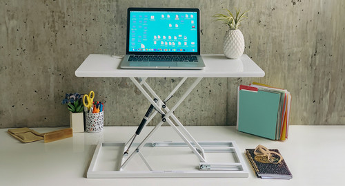 E3 Compact Standing Desk Converter by UPLIFT Desk