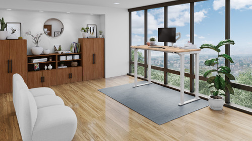 Build your solid wood computer desk to match any decor (72" x 30" Maple Custom Solid Wood Desktop)