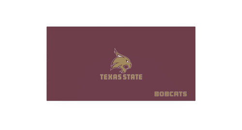 60" x 30" Maroon Texas State University Desktop