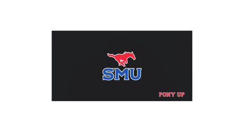 60" x 30" Black Southern Methodist University Desktop