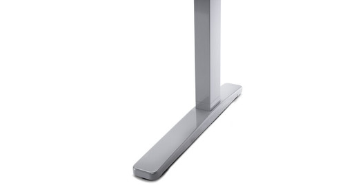 V3 XT Kit installed on an UPLIFT V3 Standing Desk leg with a matching powder-coat finish for a seamless look
