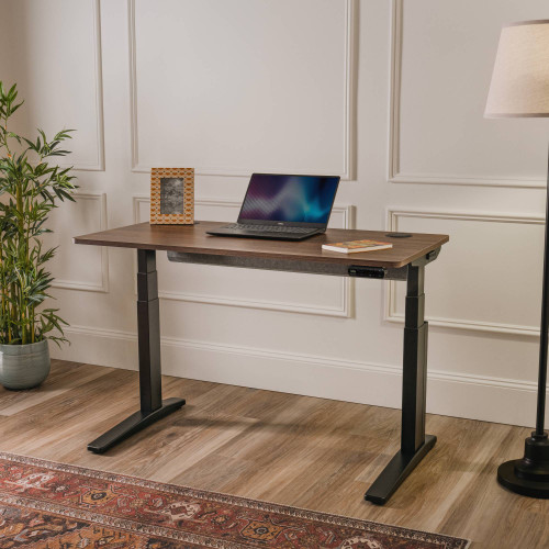 The UPLIFT V3 Essential Standing Desk includes everything needed for a complete workspace, shipped in a single box