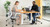 Have ample space to work efficiently with colleagues seated, standing, or both