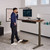 The Sliding Flex Lamp illuminates a wide area for glare-free, optimal task lighting