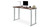 Walnut Laminate 4-Leg Standing Desk
