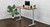 60" x 30" Reclaimed Birch Butcher Block Solid Wood Standing Desk
