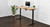 60" x 30" Bamboo V2 Standing Desk with Black Grommet Covers