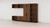 Walnut MoPac Storage Wall 4 with Bookcase Configuration