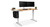 The Desk Extension attaches to the patented mounting points on UPLIFT Standing Desk Frames in minutes