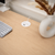 Power Grommet with USB in white provides a clean aesthetic for your office