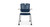 Flexible belt design automatically adjusts the backrest to support the torso