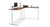 Choose the perfect finish to match an existing UPLIFT Standing Desk and turn it into a great L-shaped desk layout