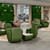 Dillo Wedge Table with two Dillo Seats