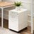 Add a white 3-Drawer File Cabinet to match your existing UPLIFT Desk setup