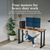 UPLIFT Custom Solid Wood 4-Leg Standing Desk